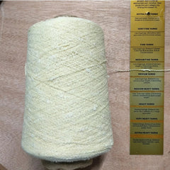 Cream Boucle Yarn