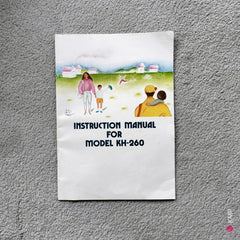 Brother KH-260 Chunky Knitting Machine INSTRUCTION MANUAL.