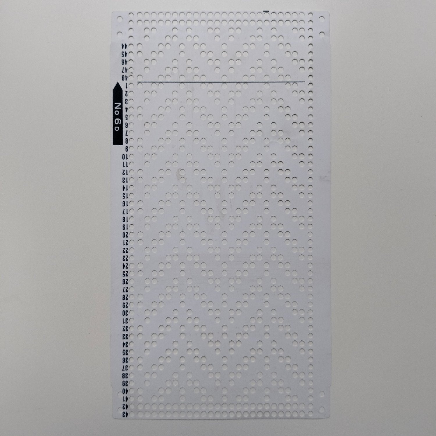 Brother KH-830/ 836 ORIGINAL PUNCHCARD No 6