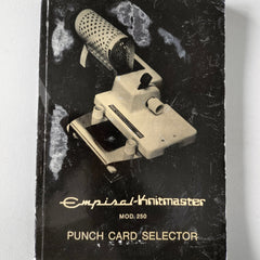 Empisal Knitmaster Mod 250 Punch card Selector Instruction Manual