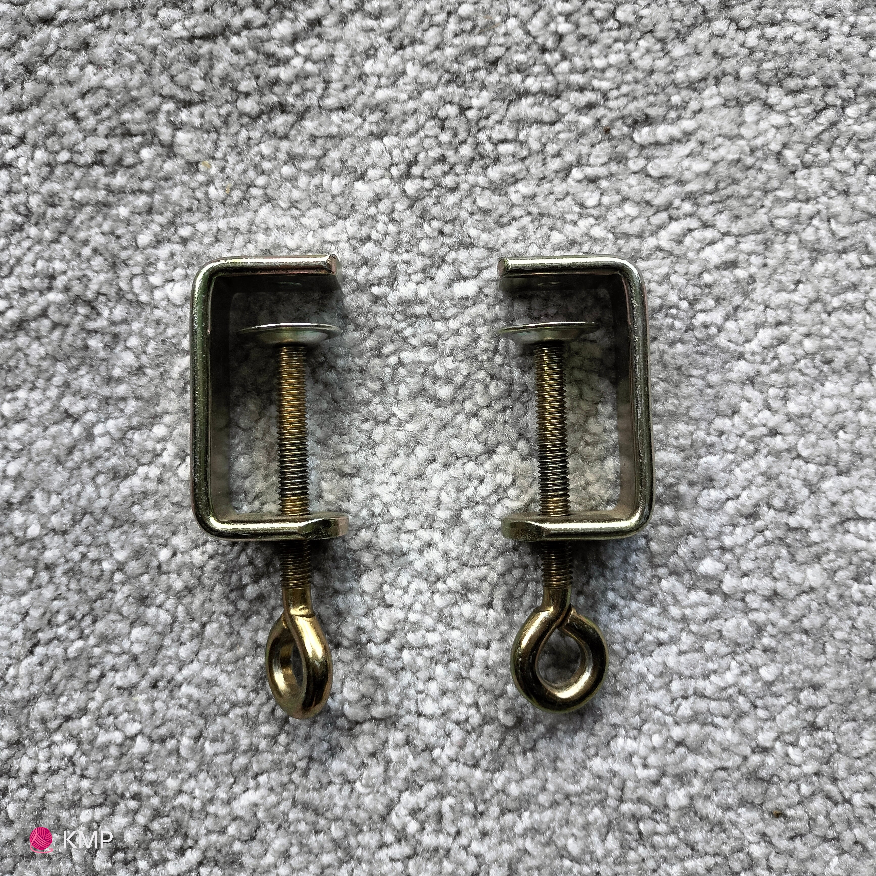 Brother KH-891 Knitting Machine TABLE CLAMPS ×2