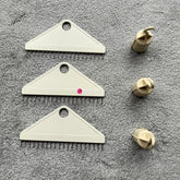 Silver Reed Set 3 TRIANGLE COMBS and 3 SMALL WEIGHTS.