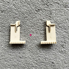 Brother KR-230 Chunky Ribbing Attachment Original EXTENSION RACKS (L & R) x2