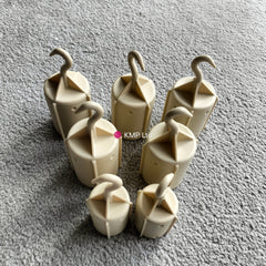 Silver Reed SRJ 70 Jacquard Ribbing Attachment WEIGHTS x7 (5 BIG + 2 SMALL)