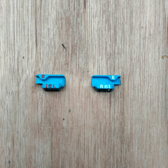 Knitmaster F-370/ 270 Fine Gauge 3.6mm BLUE E-CAMS (left and right)