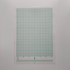 Silver Reed KR-10 Electronic Knit Contour BLANK PATTERN PAPER 1/4 Scale x1.