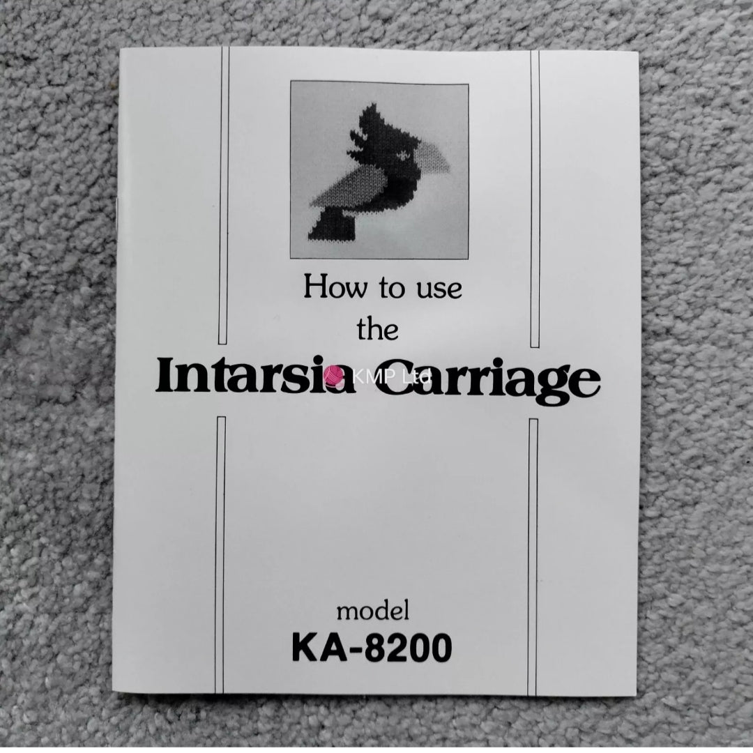 Brother KA-8200 Intarsia Carriage INSTRUCTION MANUAL