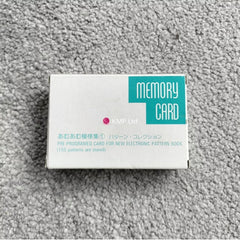 Pre-programed 3 MEMORY CARDS for New Electronic Pattern Book (155 Patterns)