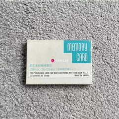 Pre-programed MEMORY CARD for New Electronic Pattern Book Vol. 2 (28 Patterns)