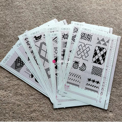 Silver Reed EC-1 Original PATTERN CARDS