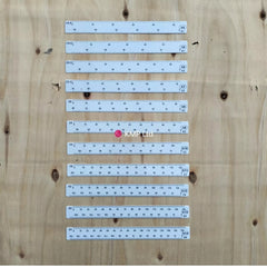 Silver Reed KR-10 Contour Half Scale STITCH SCALE