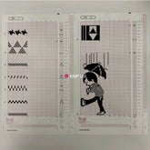 Silver Reed SK 580 ORIGINAL 15 PATTERN CARDS