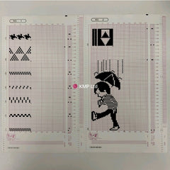 Silver Reed SK 580 ORIGINAL 15 PATTERN CARDS