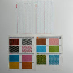 Knitmaster HK-160/ MK-70 Mid-Gauge 6.5mm Original PUNCHCARDS SET x2 (702-703)