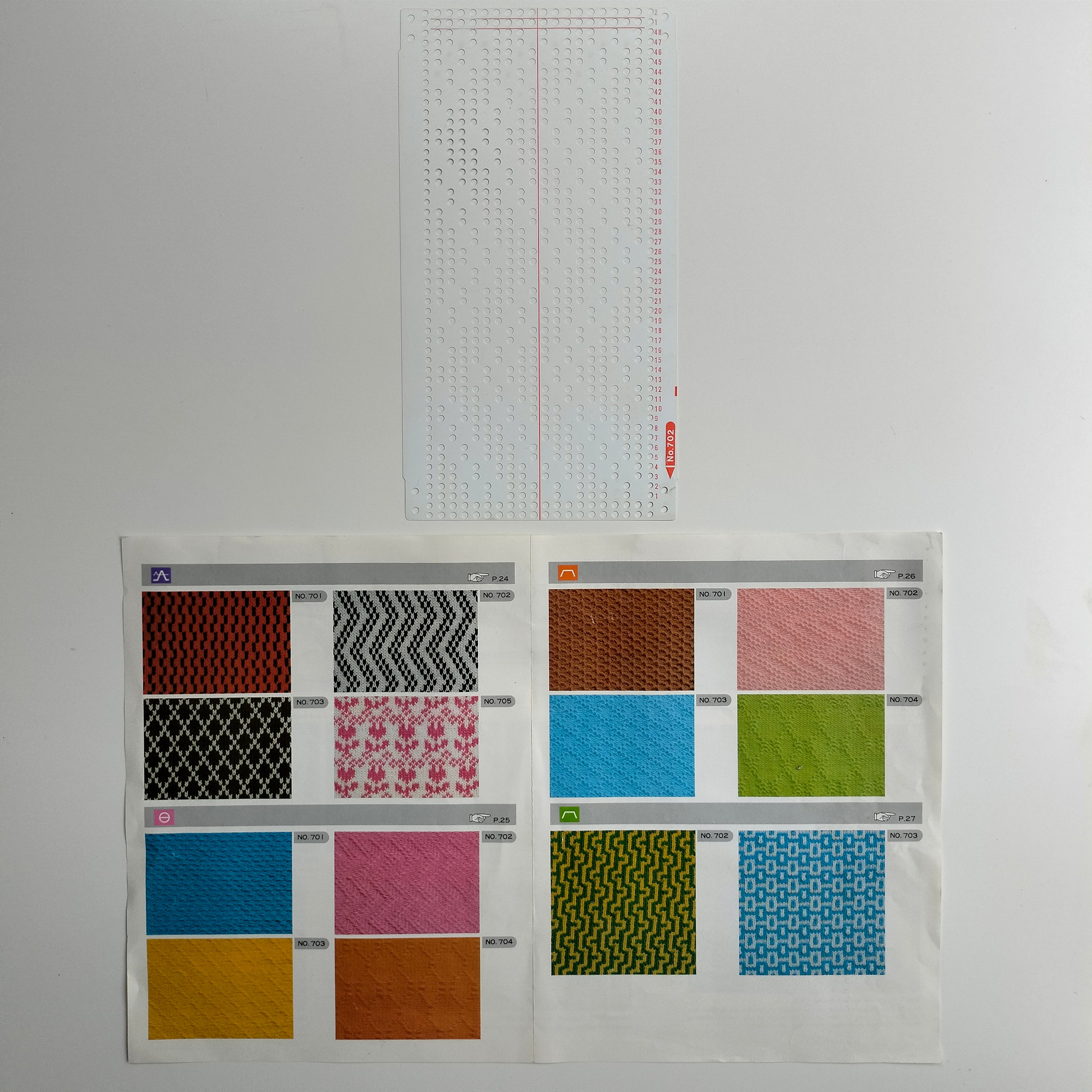 Knitmaster HK-160 Prepunched Punchcard