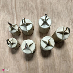 Knitmaster SRP-20 Ribber Original SET OF WEIGHTS X6 (4 big+2 small)