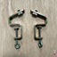 the image depicts Knitmaster SRP-20 Ribber TABLE CLAMPS (X2).
