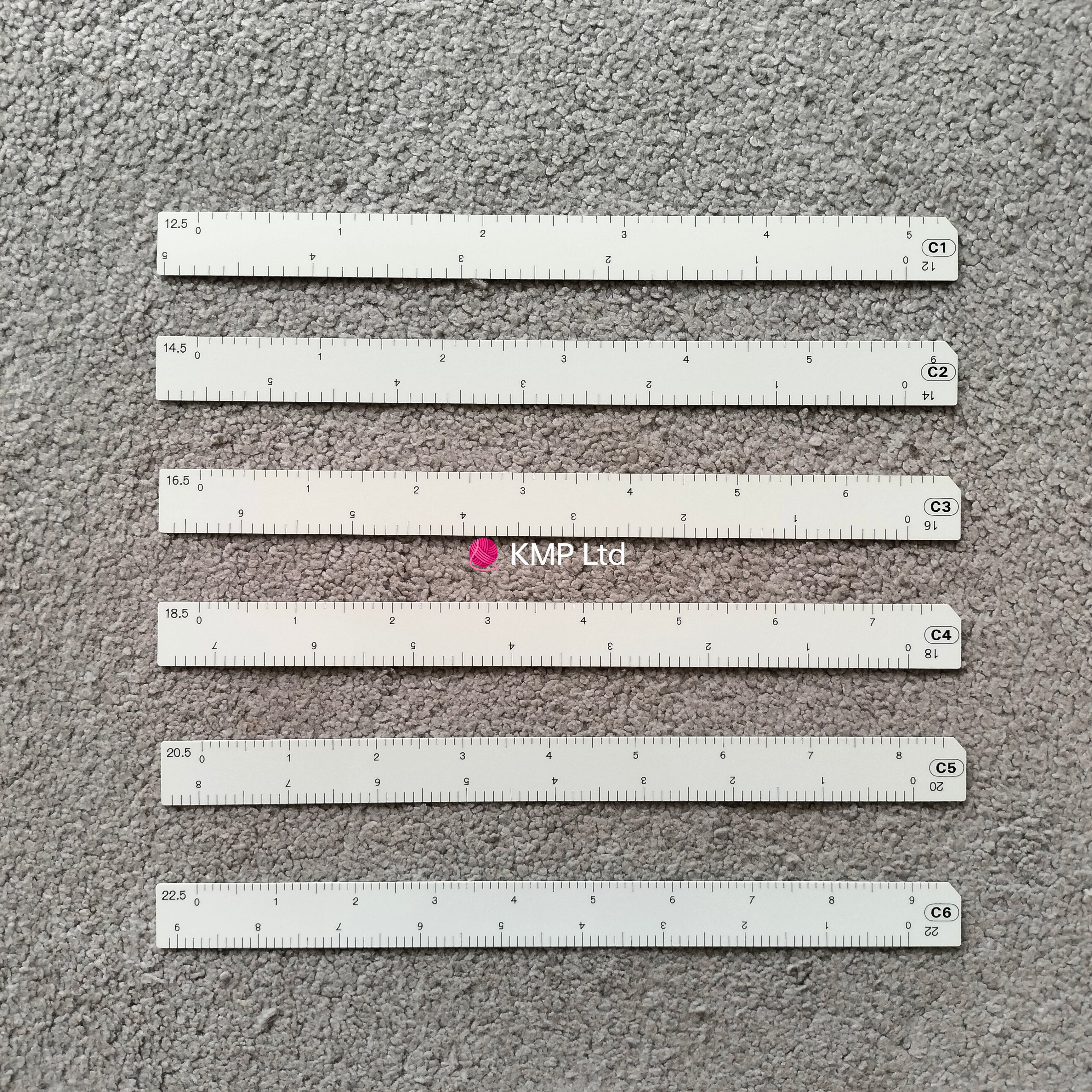 Knitmaster Mod. 150 Chunky STITCH SCALE C1-C6