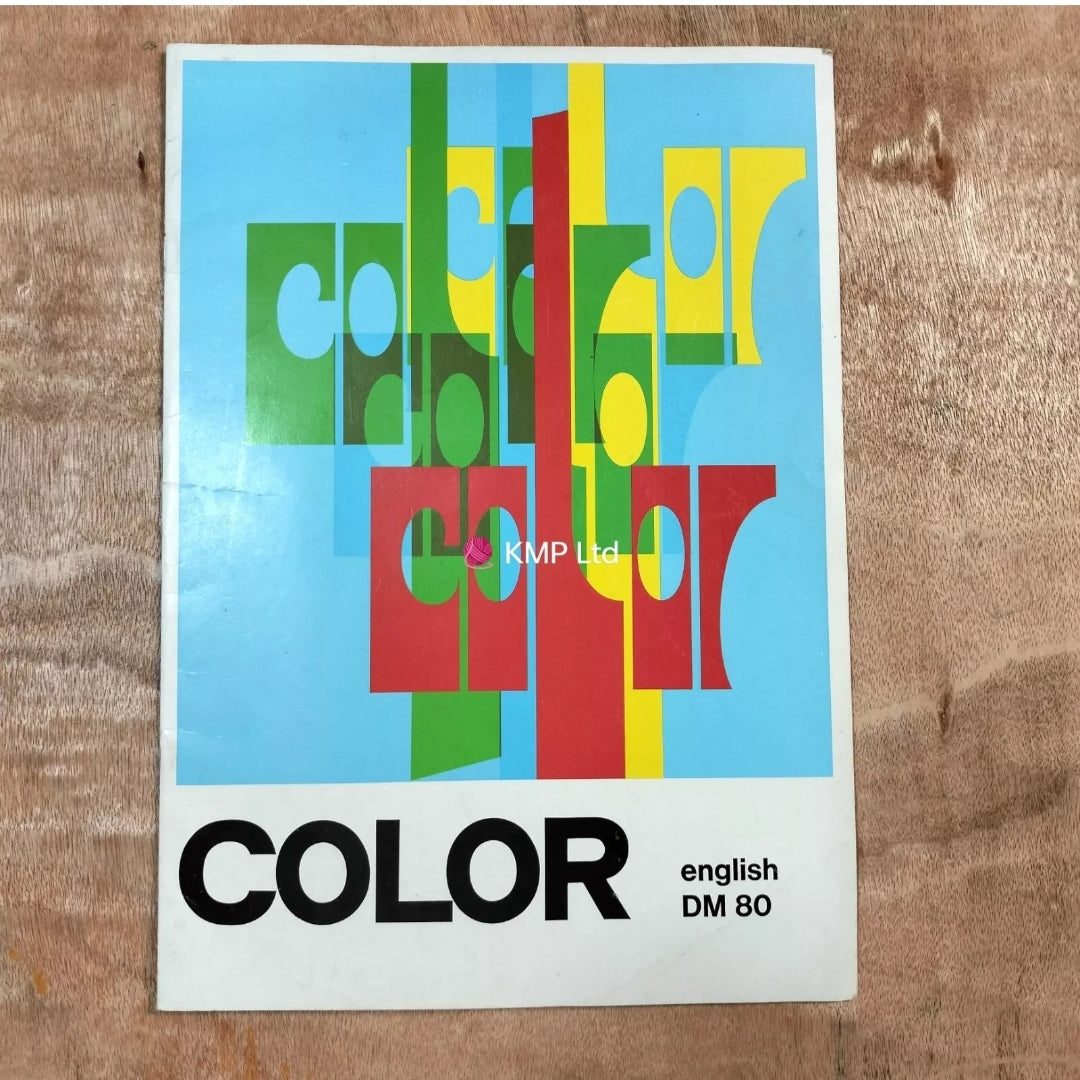 Passap DM 80 Colour Changer Instruction Manual