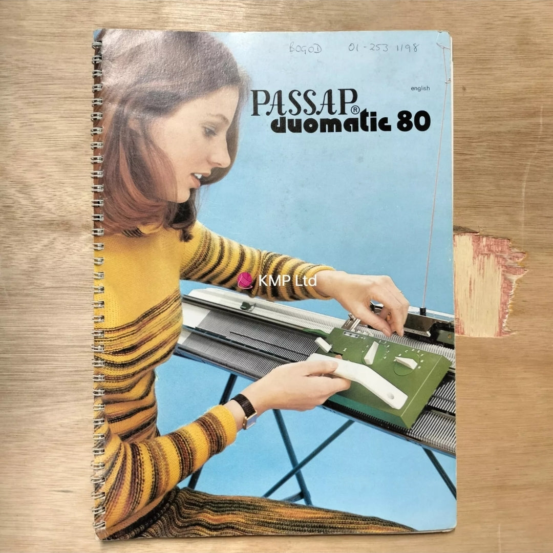 Passap Duomatic 8o Instruction Manual
