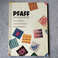 Pfaff Electronic E-6000 PATTERN BOOK
