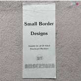 Amberyarn SMALL BORDERS Paper Patterns Set