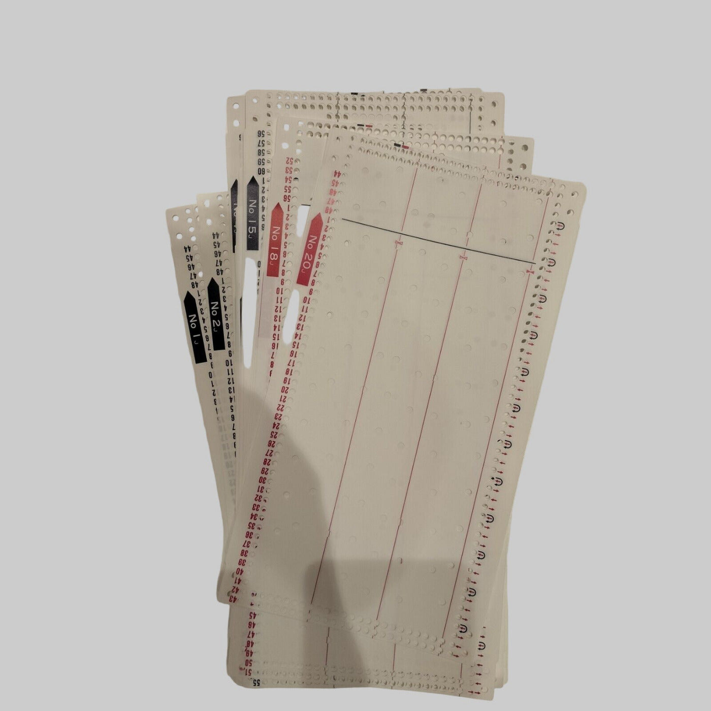 Brother KH-860 SET OF ORIGINAL PUNCHCARDS