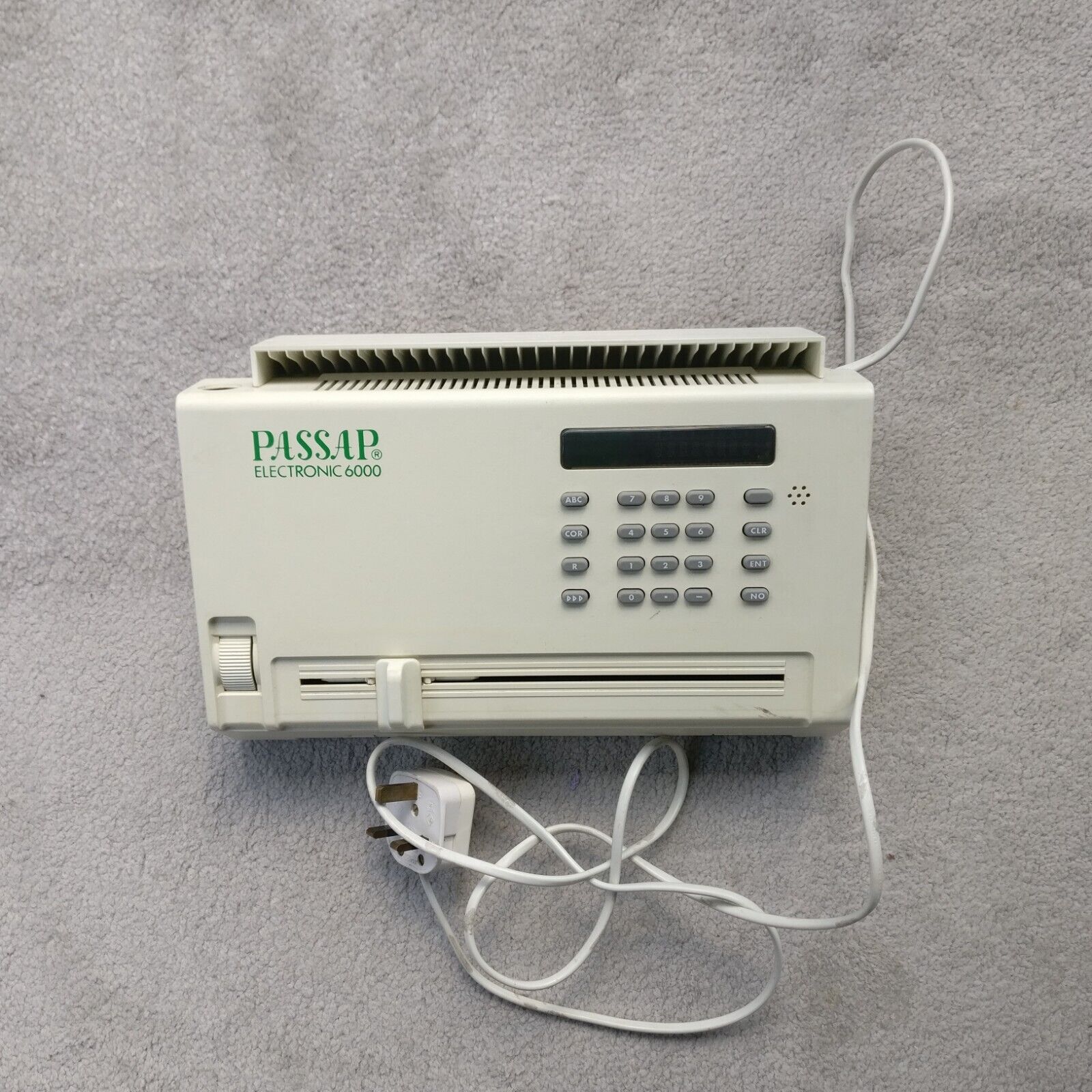 PASSAP E6000 Electronic Knitting Machine CONSOLE