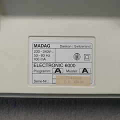 PASSAP E6000 Electronic Knitting Machine CONSOLE