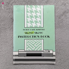 Silver Reed SK 280/ 210 INSTRUCTION BOOK marks and worn