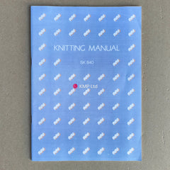 Silver Reed SK 840 Knitting Machine KNITTING MANUAL