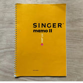 Singer Memo II Knitting Machine INSTRUCTION MANUAL
