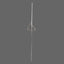 Toyota KS 610 Knitting Machine UPPER TENSION ROD.