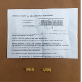 Brother KG-93 Garter Carriage TURN AROUND CAMS