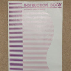 Knitmaster Colour Changer YC-6 INSTRUCTIONAL BOOK