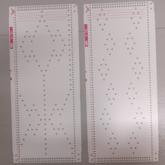 Knitmaster Ribber SRP60N PUNCHCARDS (x10)