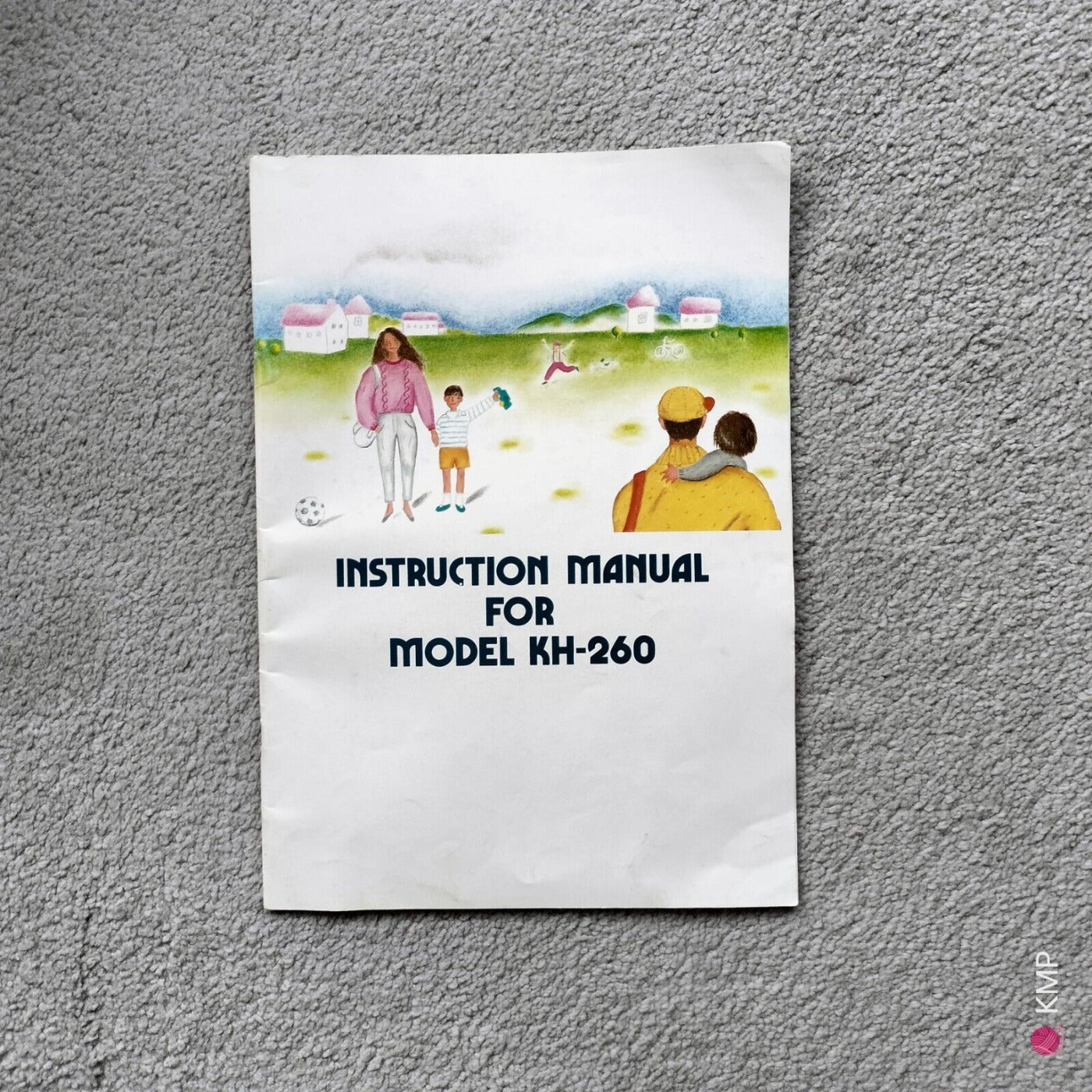 Brother KH-260 Chunky Knitting Machine INSTRUCTION MANUAL. Main image