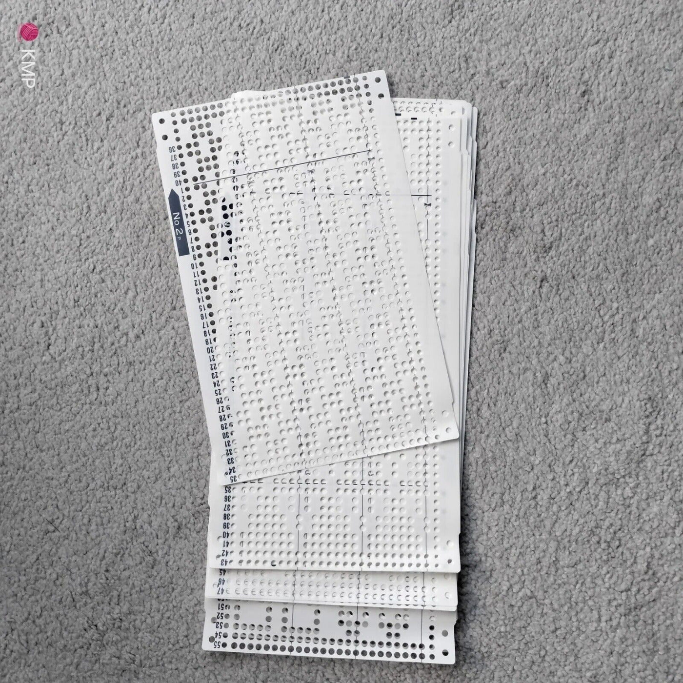 Brother KH-260 Knitting Machine Original PUNCHCARDS x15 Main image