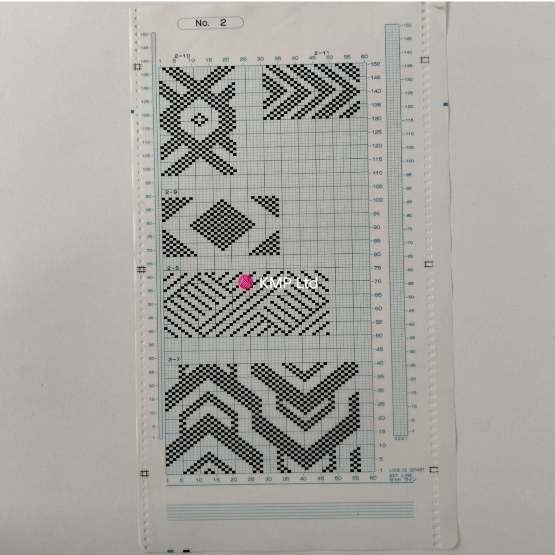 Brother KH 910 Electroknit Original 10 MYLAR SHEETS Secondary image