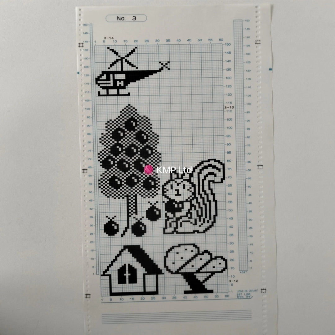 Brother KH 910 Electroknit Original 10 MYLAR SHEETS