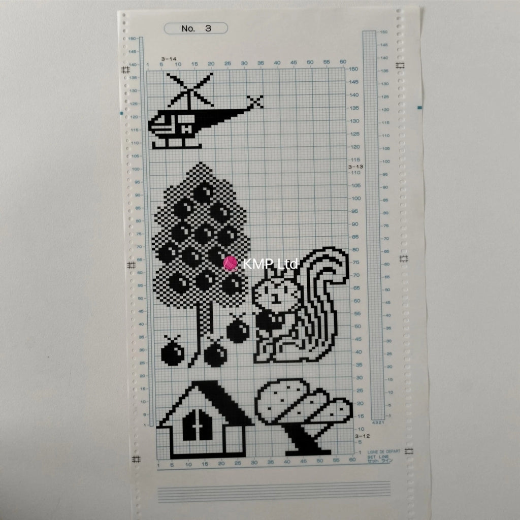 Brother KH 910 Electroknit Original 10 MYLAR SHEETS