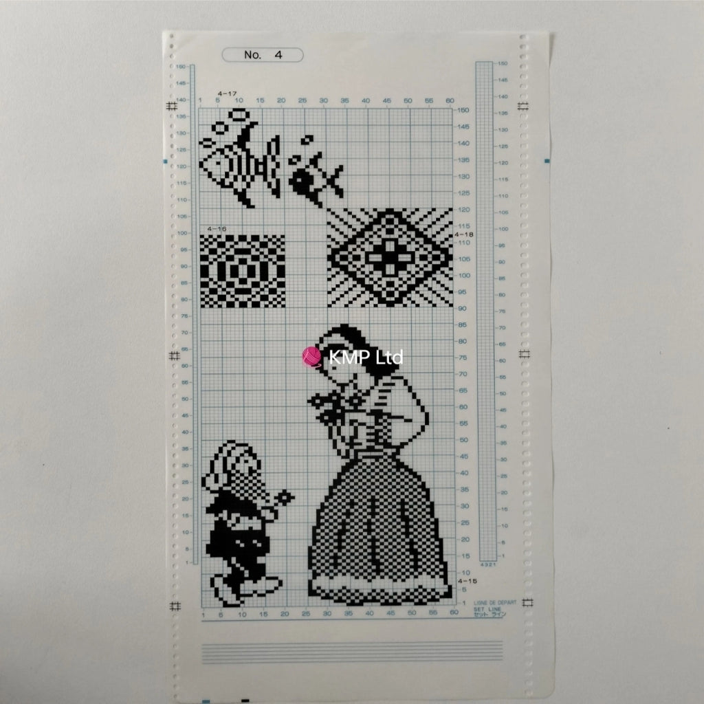 Brother KH 910 Electroknit Original 10 MYLAR SHEETS