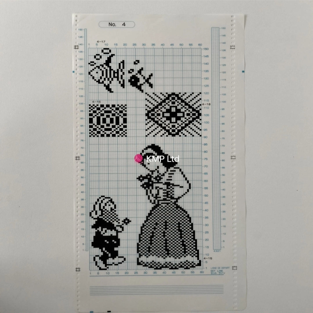 Brother KH 910 Electroknit Original 10 MYLAR SHEETS
