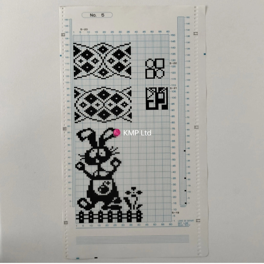 Brother KH 910 Electroknit Original 10 MYLAR SHEETS