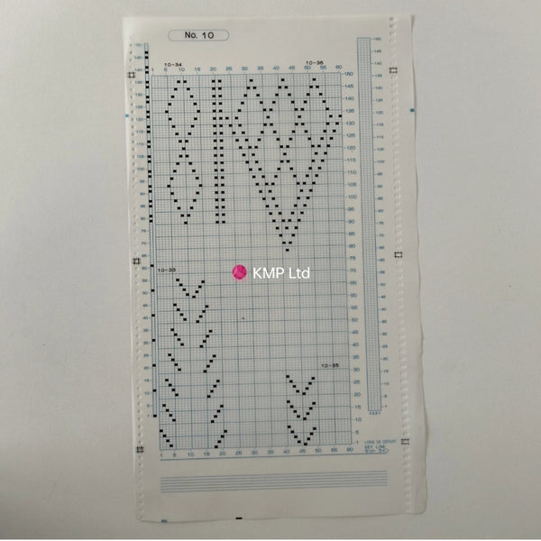 Brother KH 910 Electroknit Original 10 MYLAR SHEETS