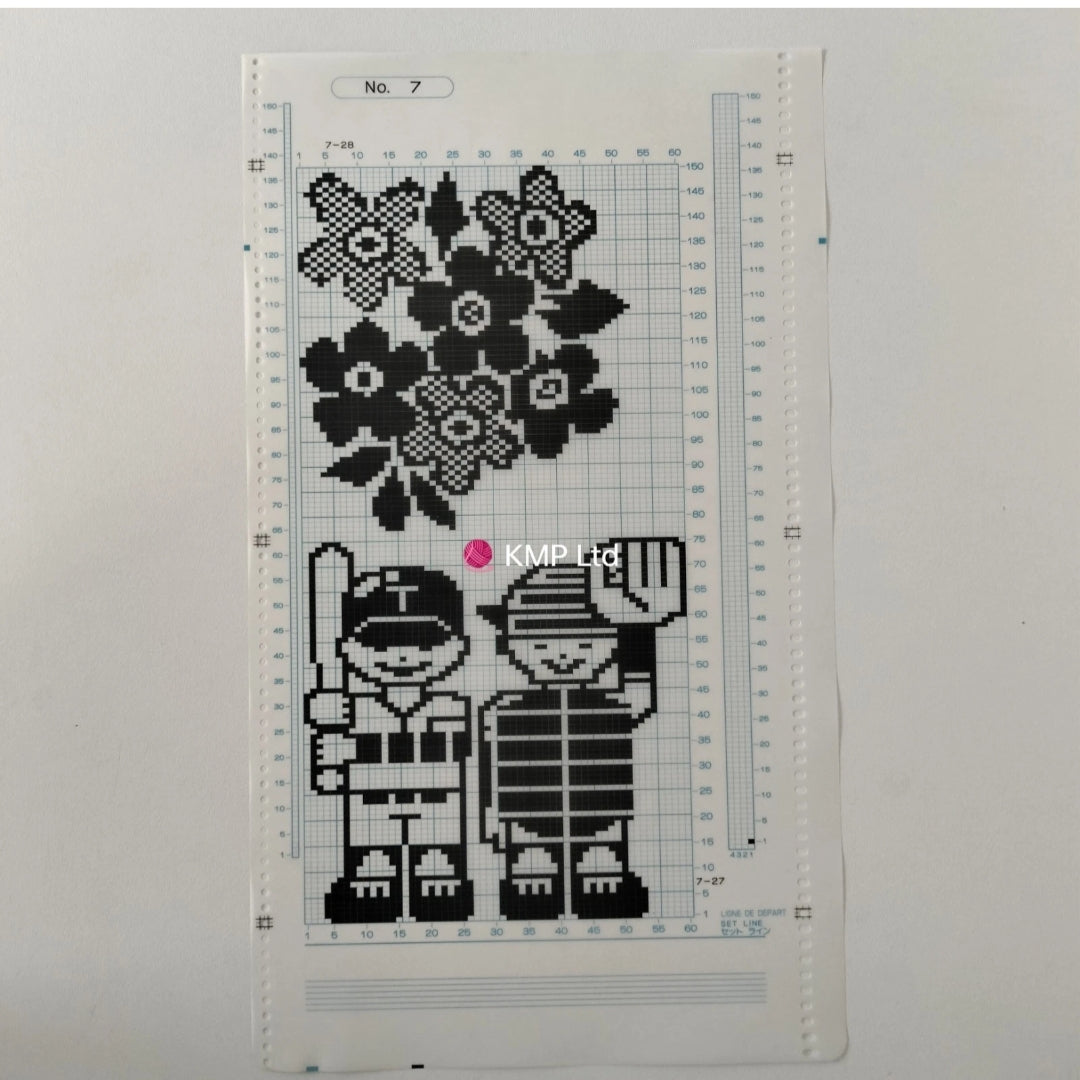 Brother KH 910 Electroknit Original 10 MYLAR SHEETS