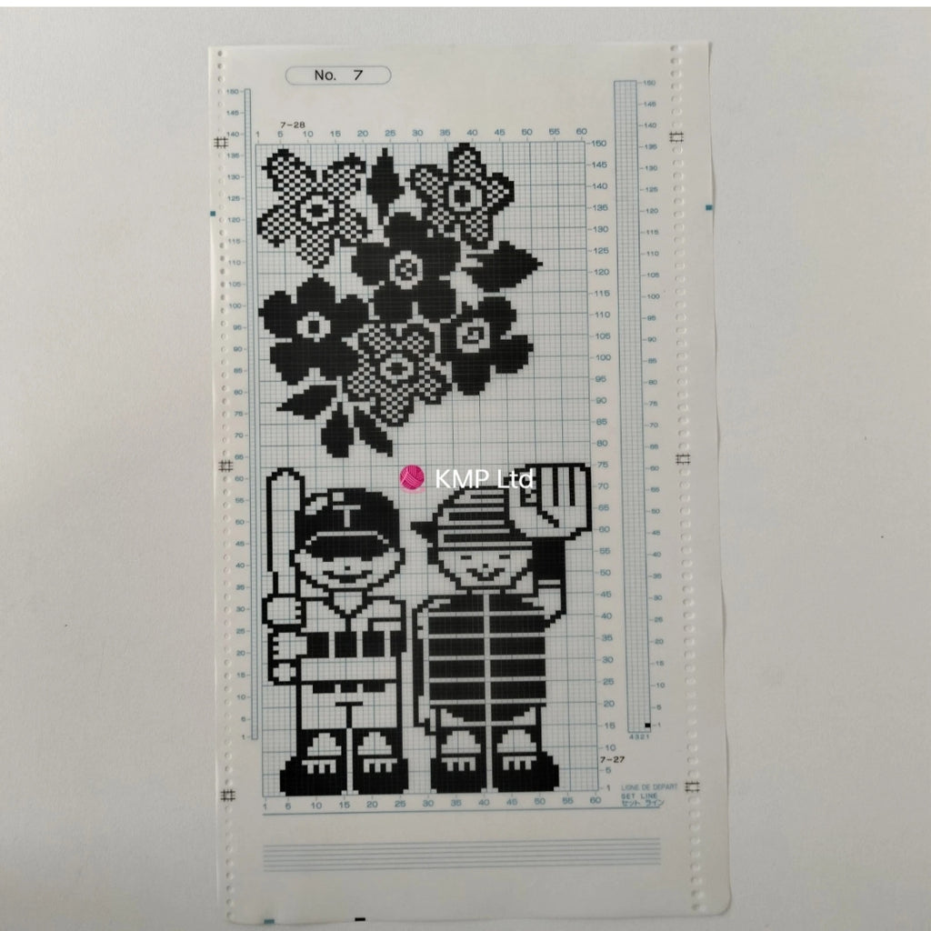 Brother KH 910 Electroknit Original 10 MYLAR SHEETS