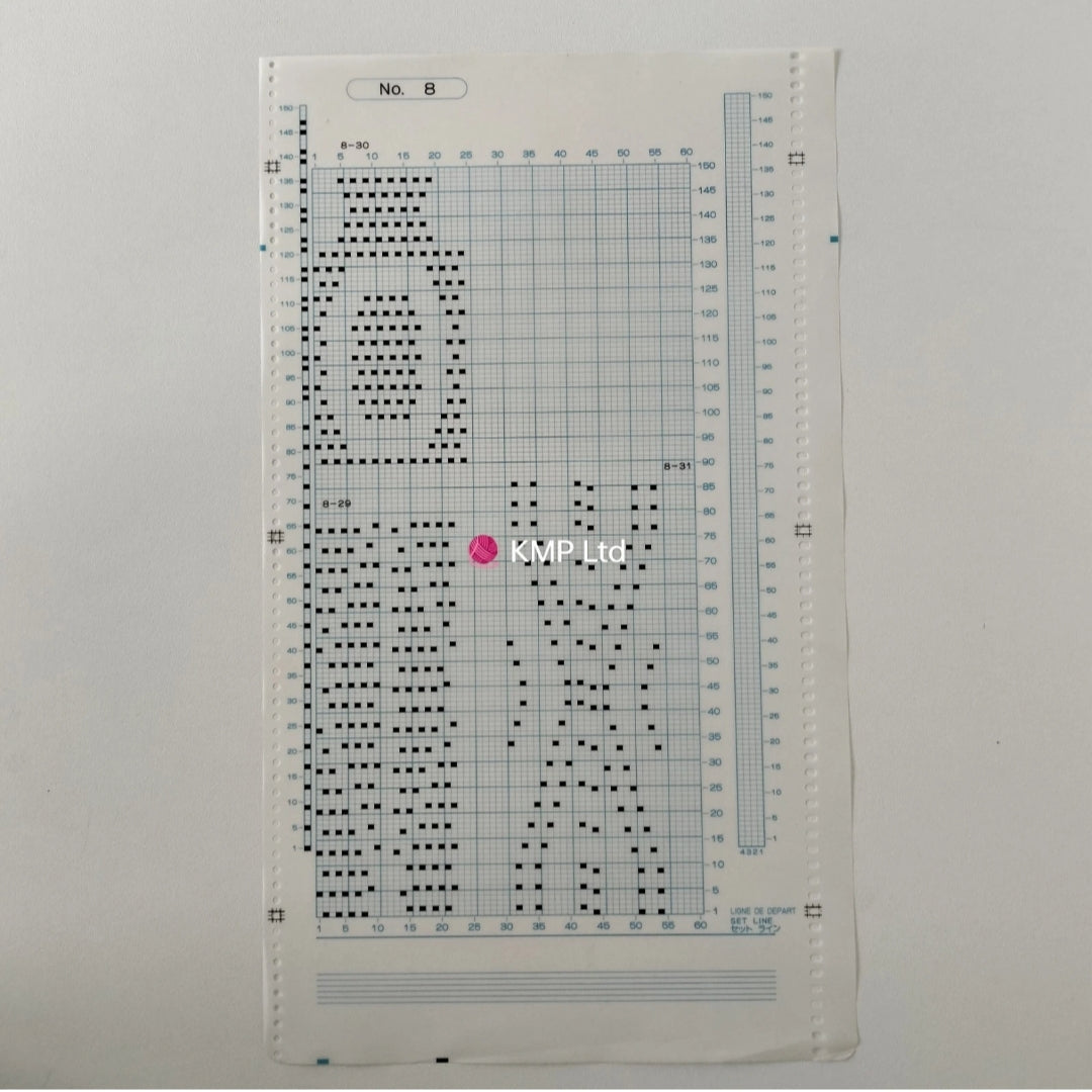 Brother KH 910 Electroknit Original 10 MYLAR SHEETS