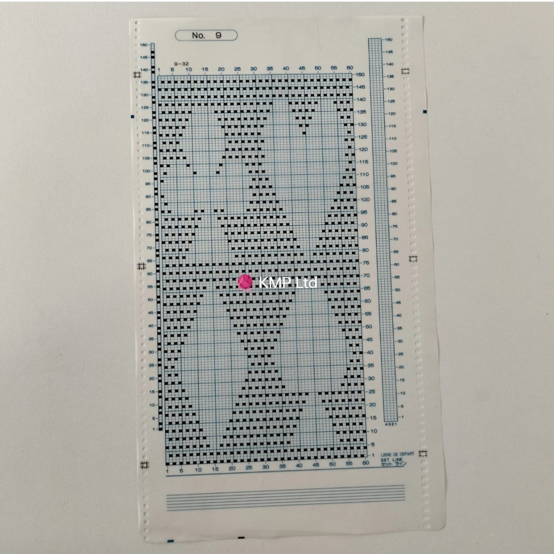 Brother KH 910 Electroknit Original 10 MYLAR SHEETS