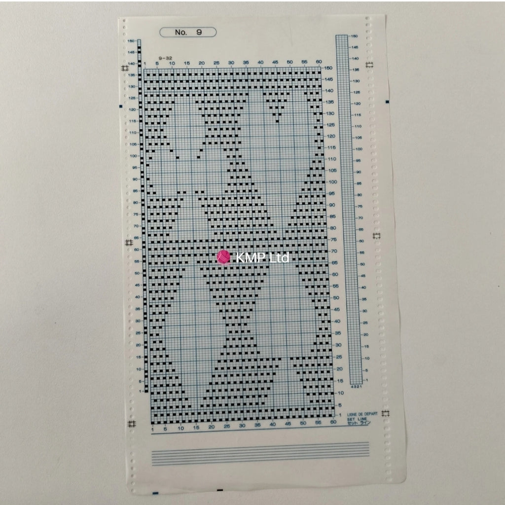 Brother KH 910 Electroknit Original 10 MYLAR SHEETS